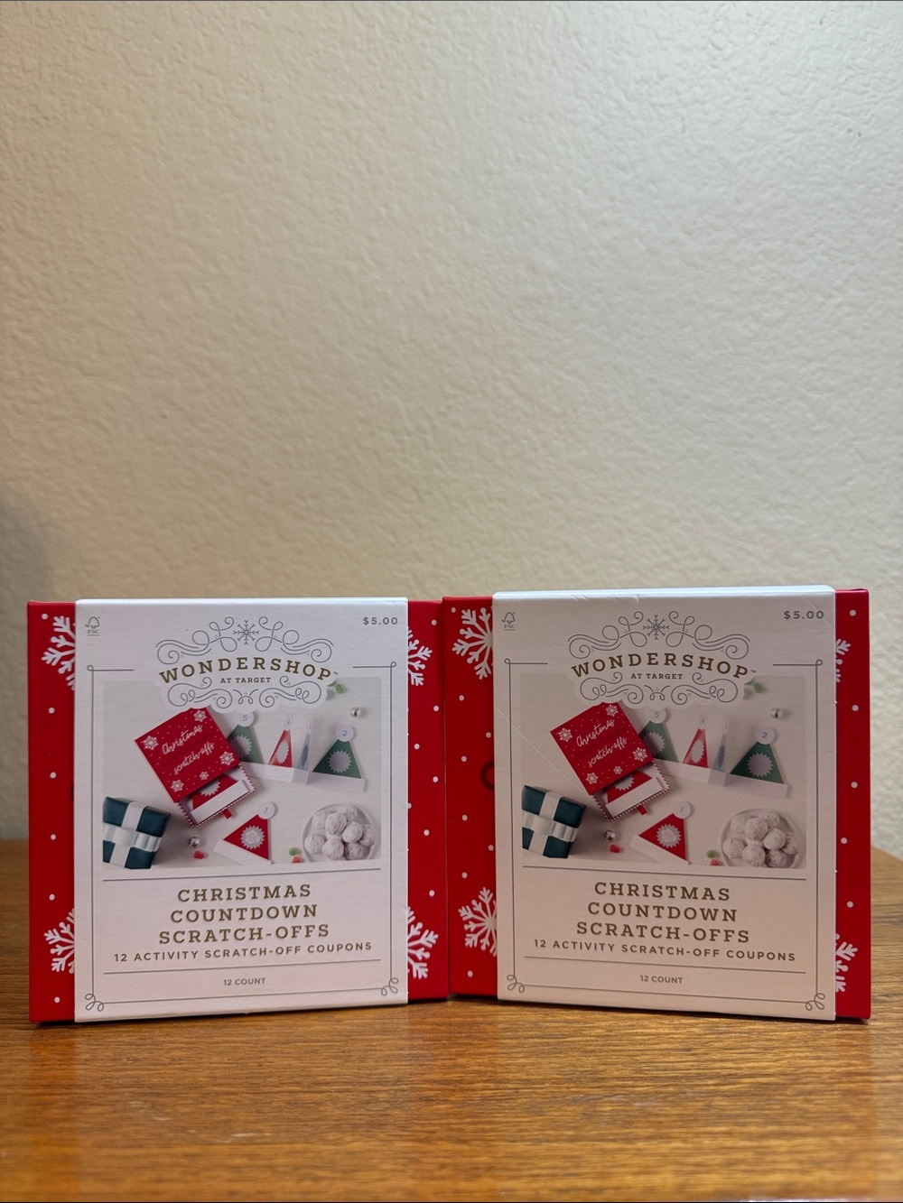 Wondershop Christmas Countdown Scratch-Offs 12 Activity Coupons